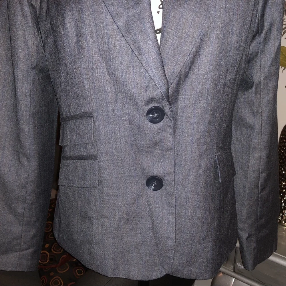Merona gray blazer size 8